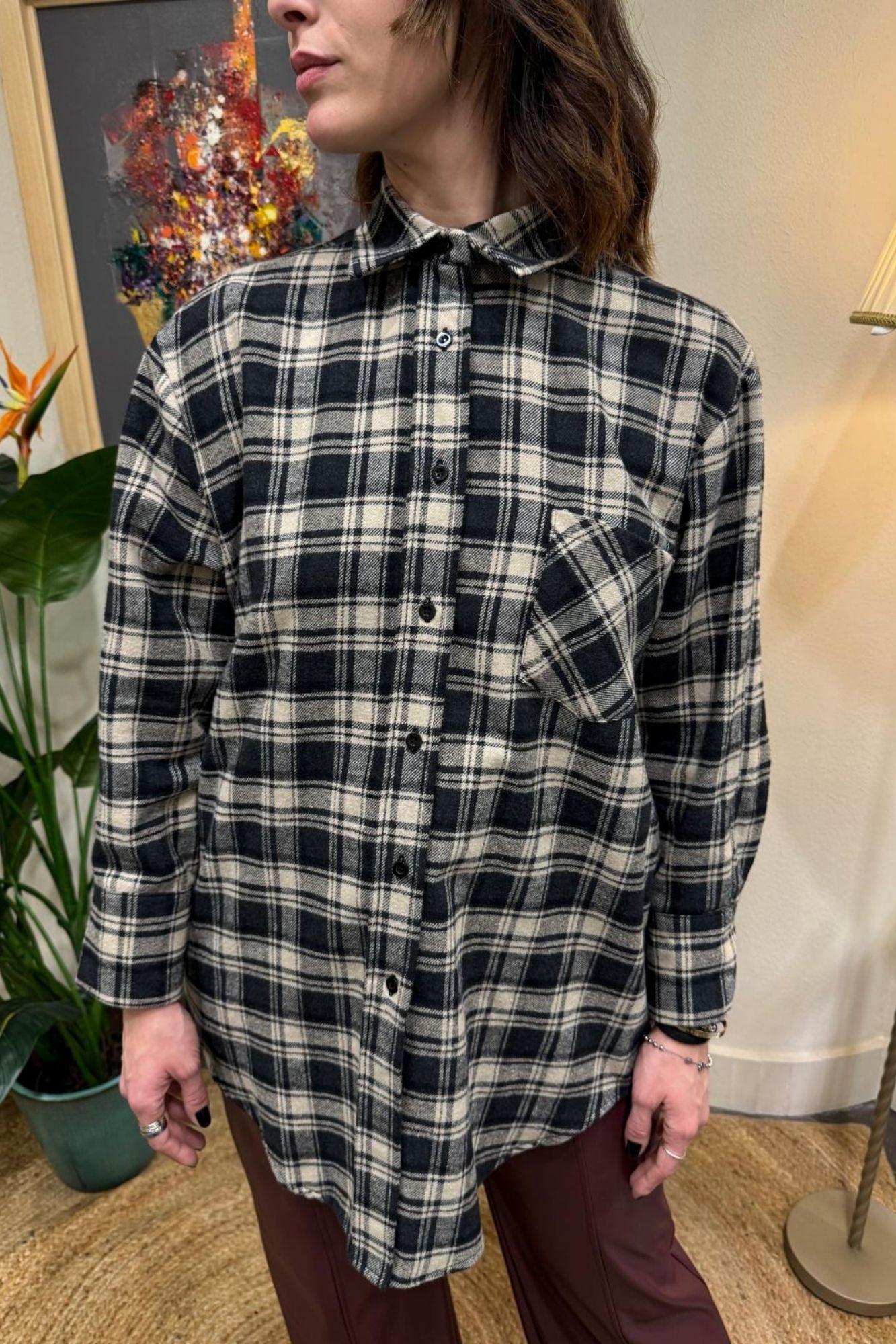 SUSY MIX Camicia scozzese Susy mix Moro