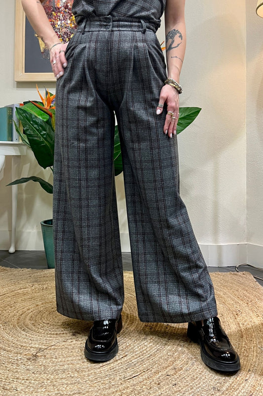 SUSY MIX Pantalone a palazzo Susy mix Grigio