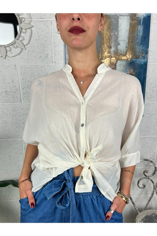 DIXIE Camicia coreana Dixie Burro