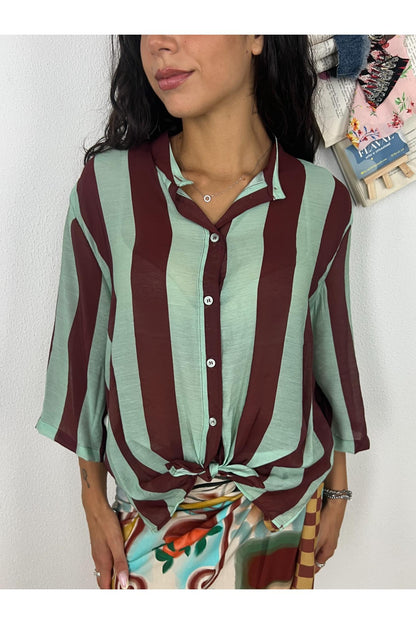 Camicia rigata Dixie