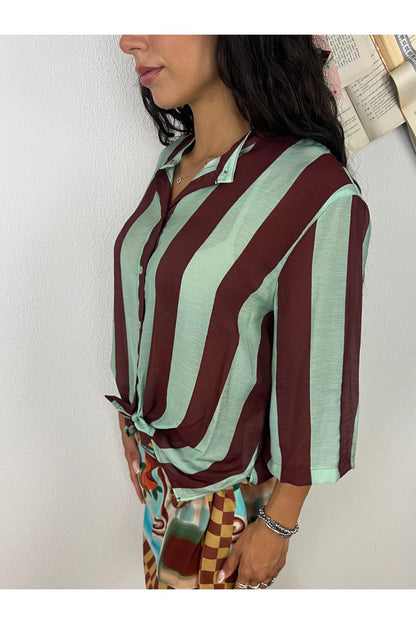 Camicia rigata Dixie