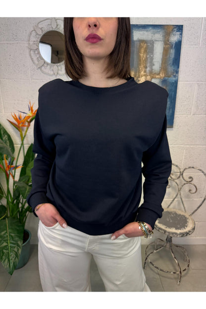 DIXIE Felpa con spalline Dixie Blu