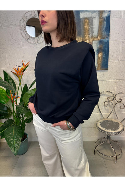 DIXIE Felpa con spalline Dixie Blu