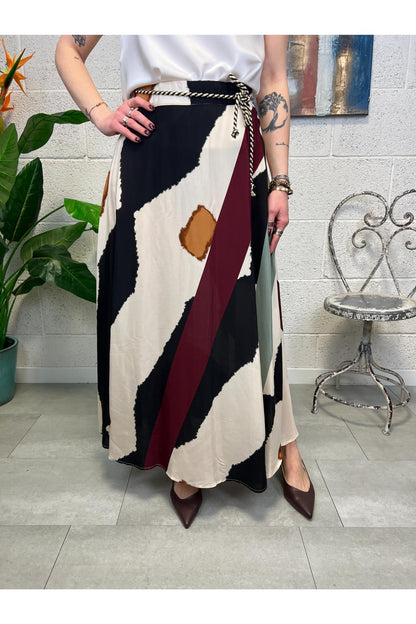 DIXIE Gonna lunga fantasia Dixie Multicolor