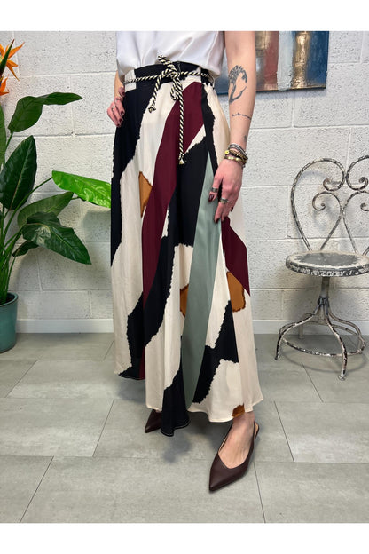 DIXIE Gonna lunga fantasia Dixie Multicolor