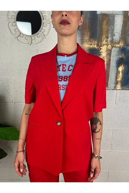 DIXIE Giacca manica corta Dixie Rosso