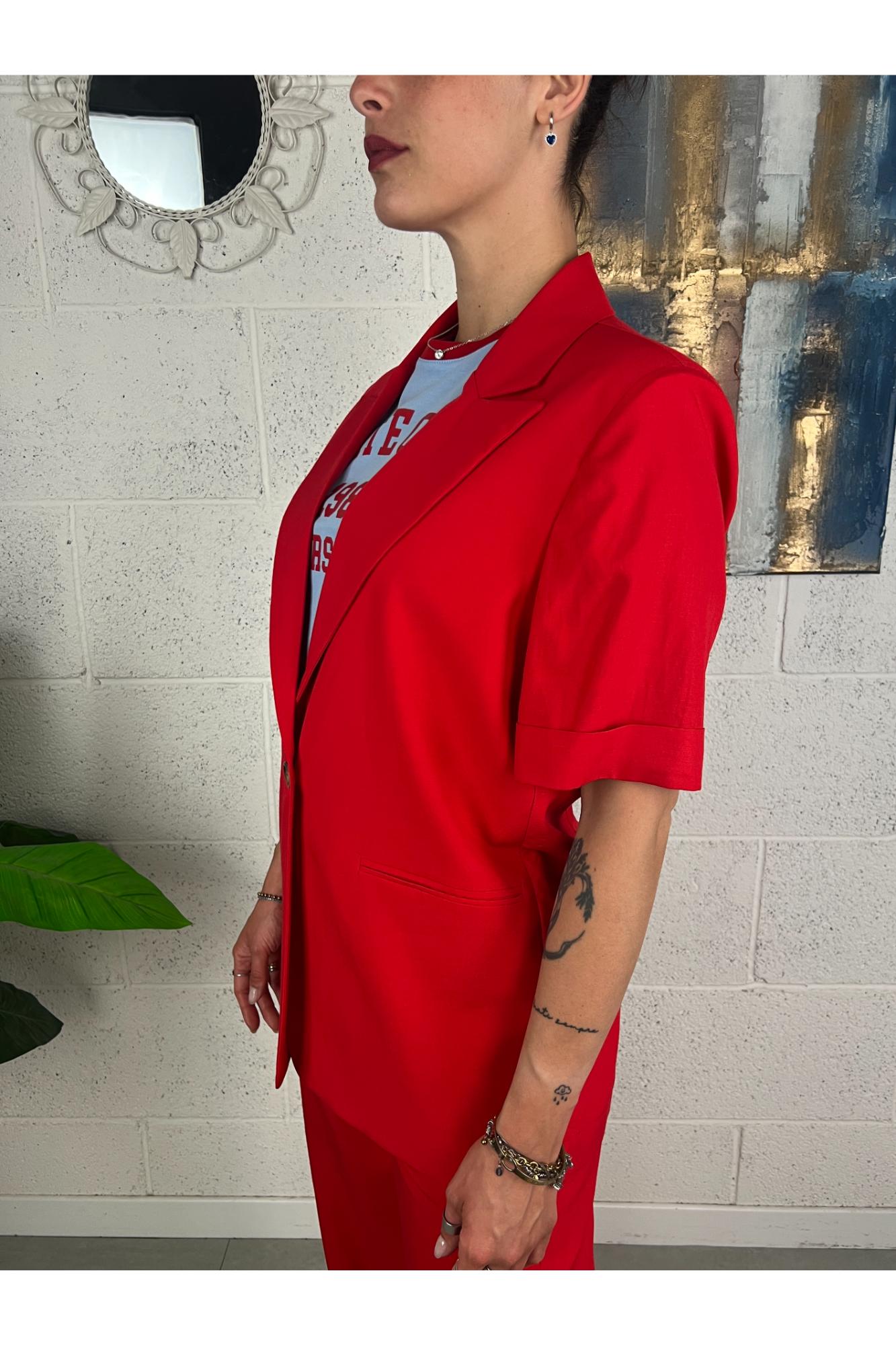 DIXIE Giacca manica corta Dixie Rosso