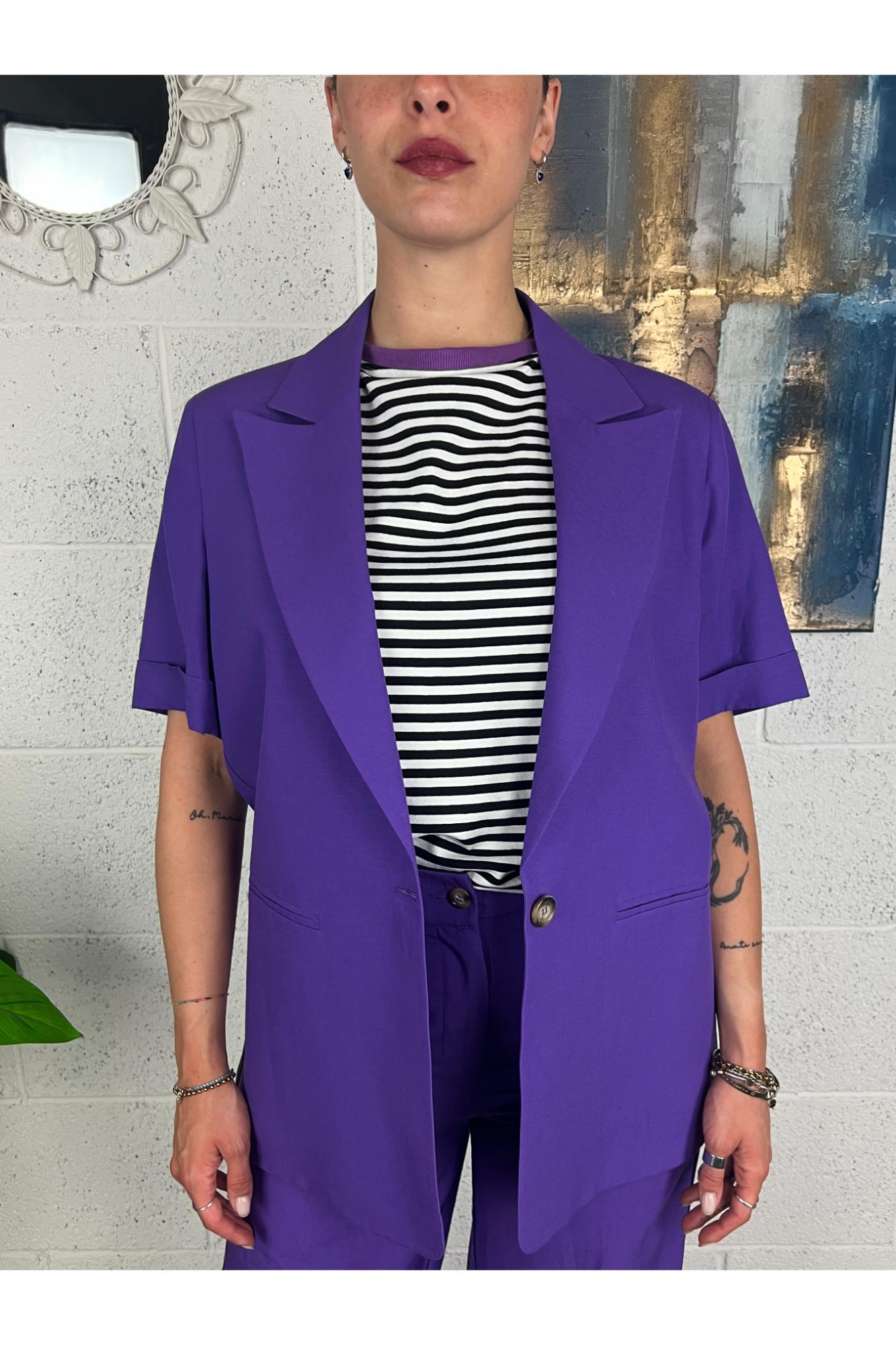 DIXIE Giacca manica corta Dixie Viola