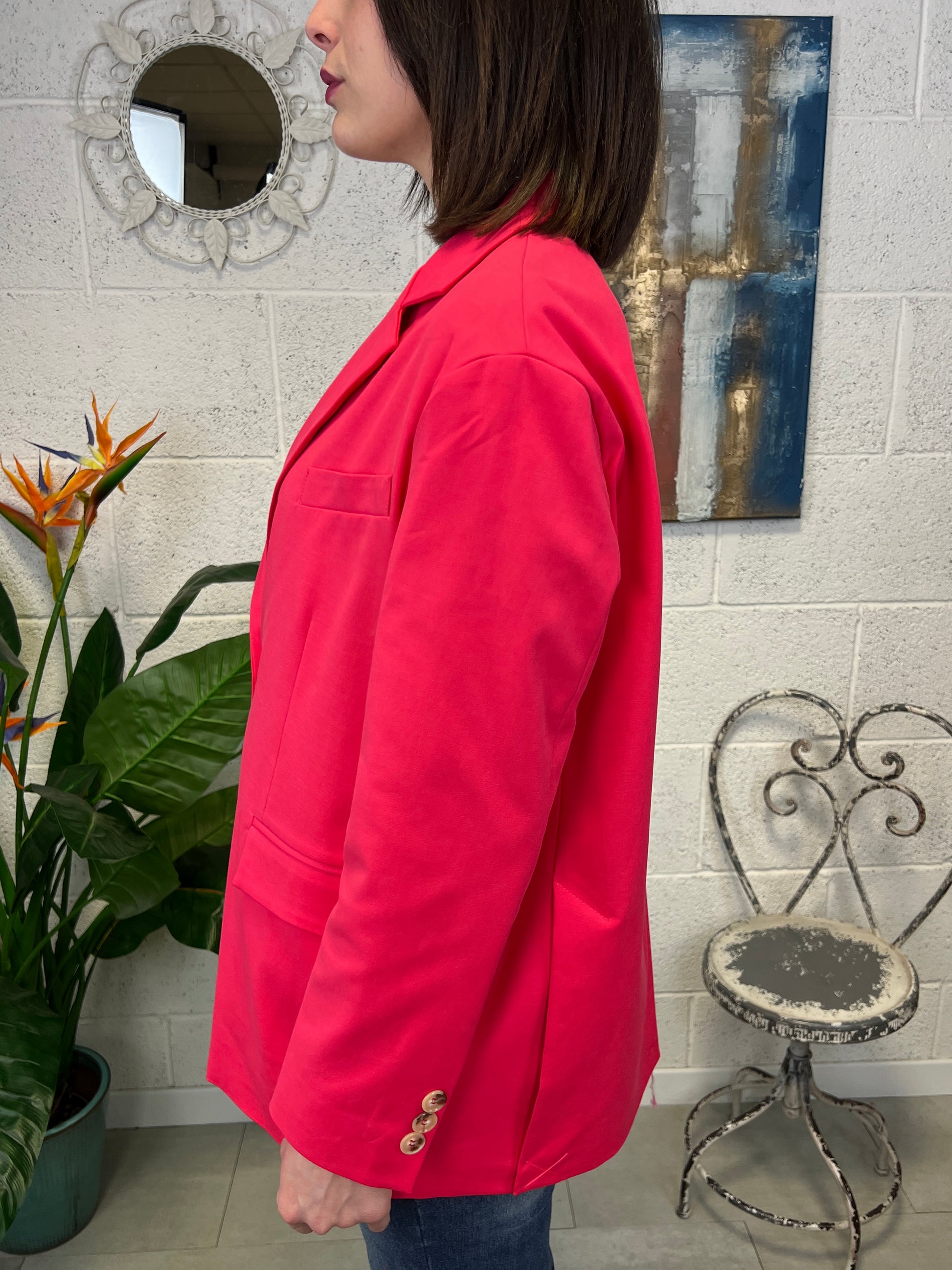 DIXIE Giacca over Fragola