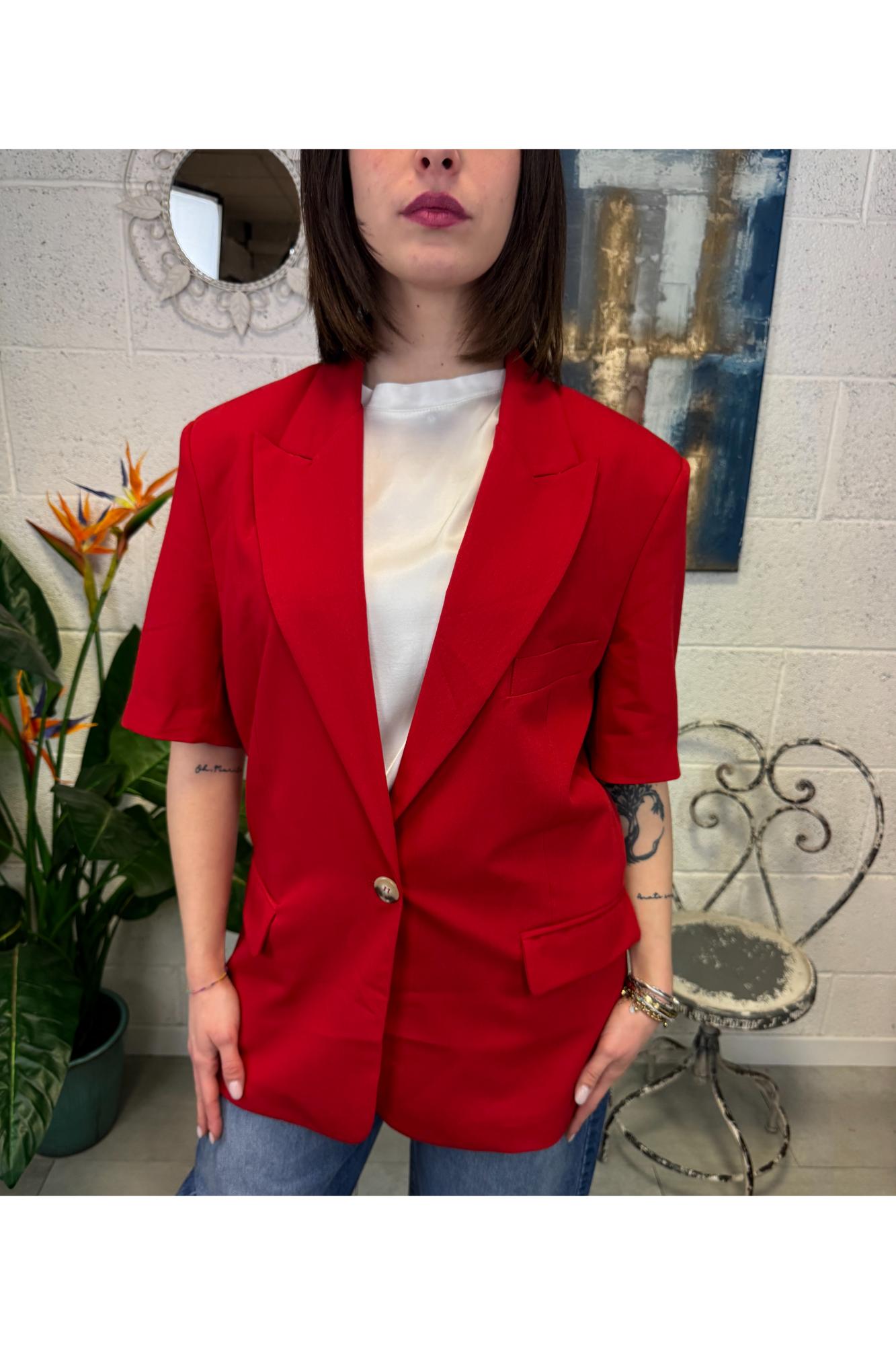 DIXIE Giacca manica corta Dixie Rosso