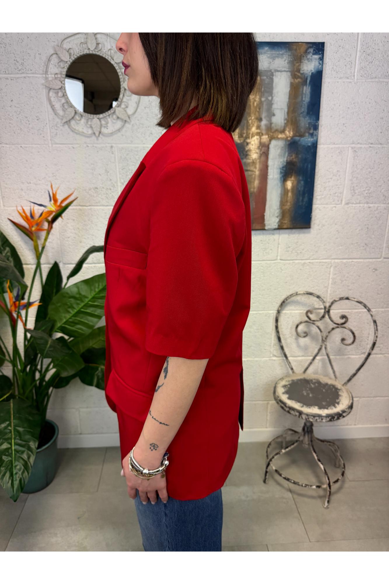 DIXIE Giacca manica corta Dixie Rosso