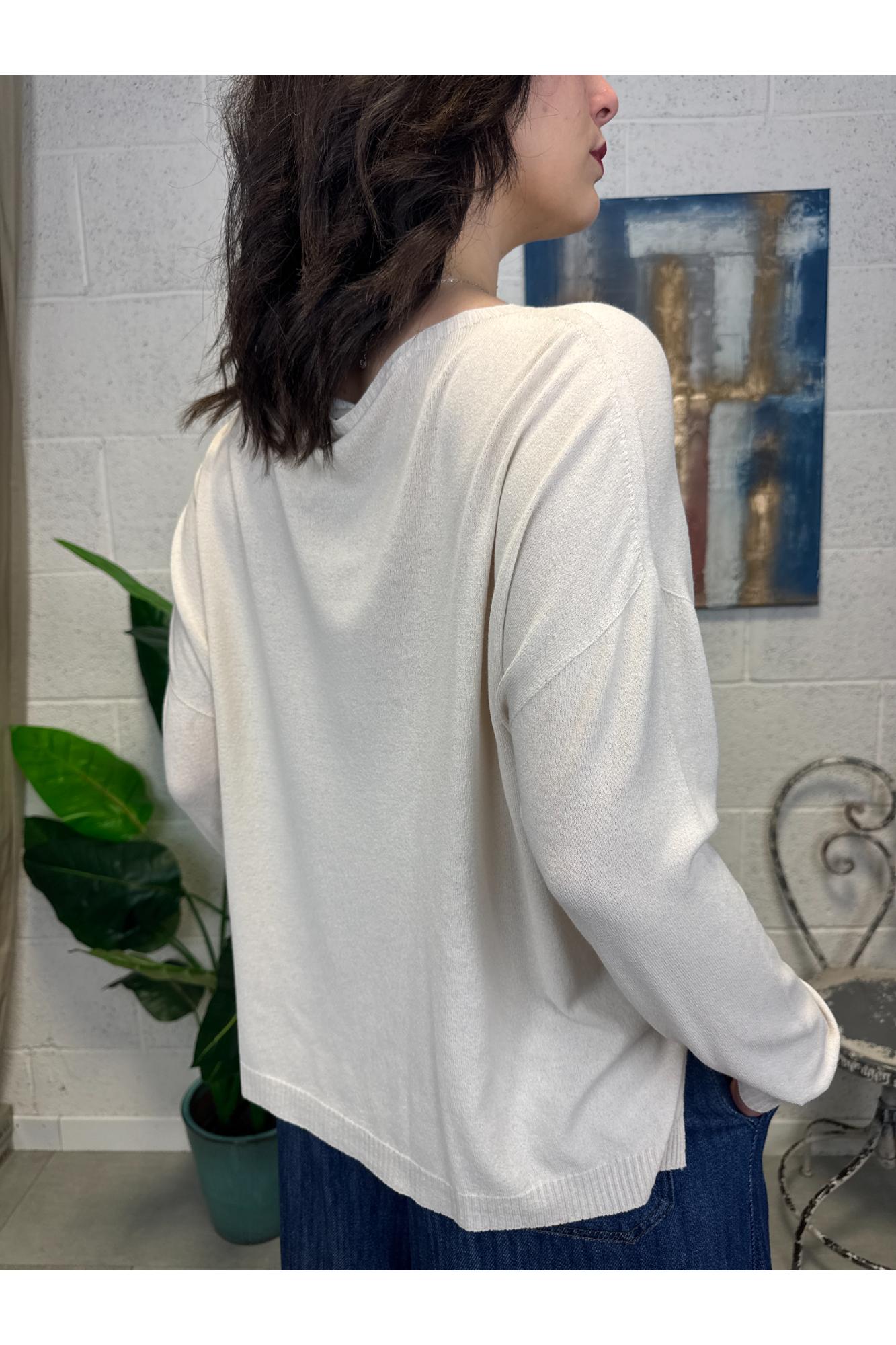 DIXIE Maglia barca Dixie Ecru