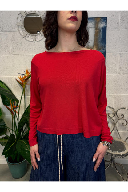 DIXIE Maglia barca Dixie Rosso