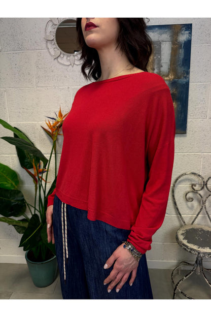 DIXIE Maglia barca Dixie Rosso