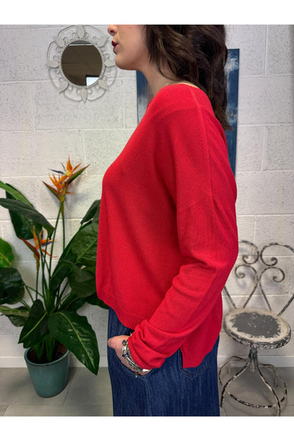 DIXIE Maglia barca Dixie Rosso