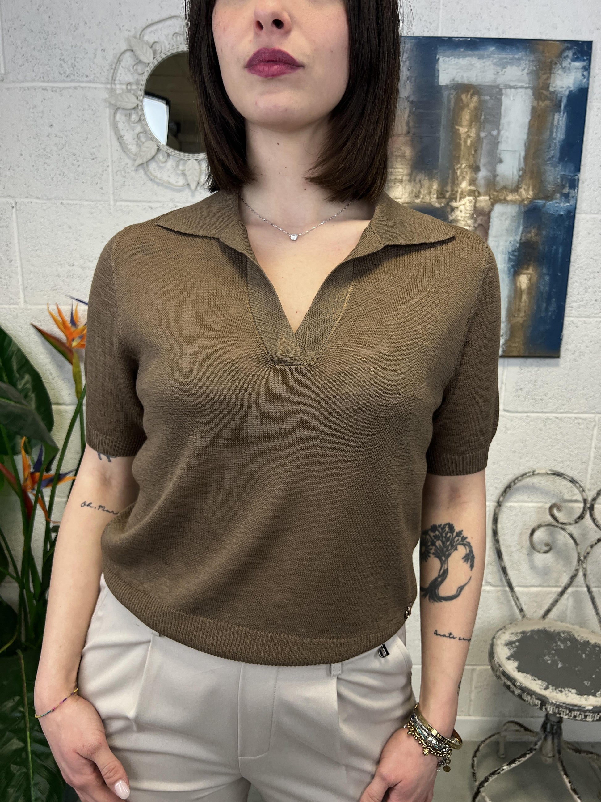 DIXIE Maglia polo Dixie Tabacco