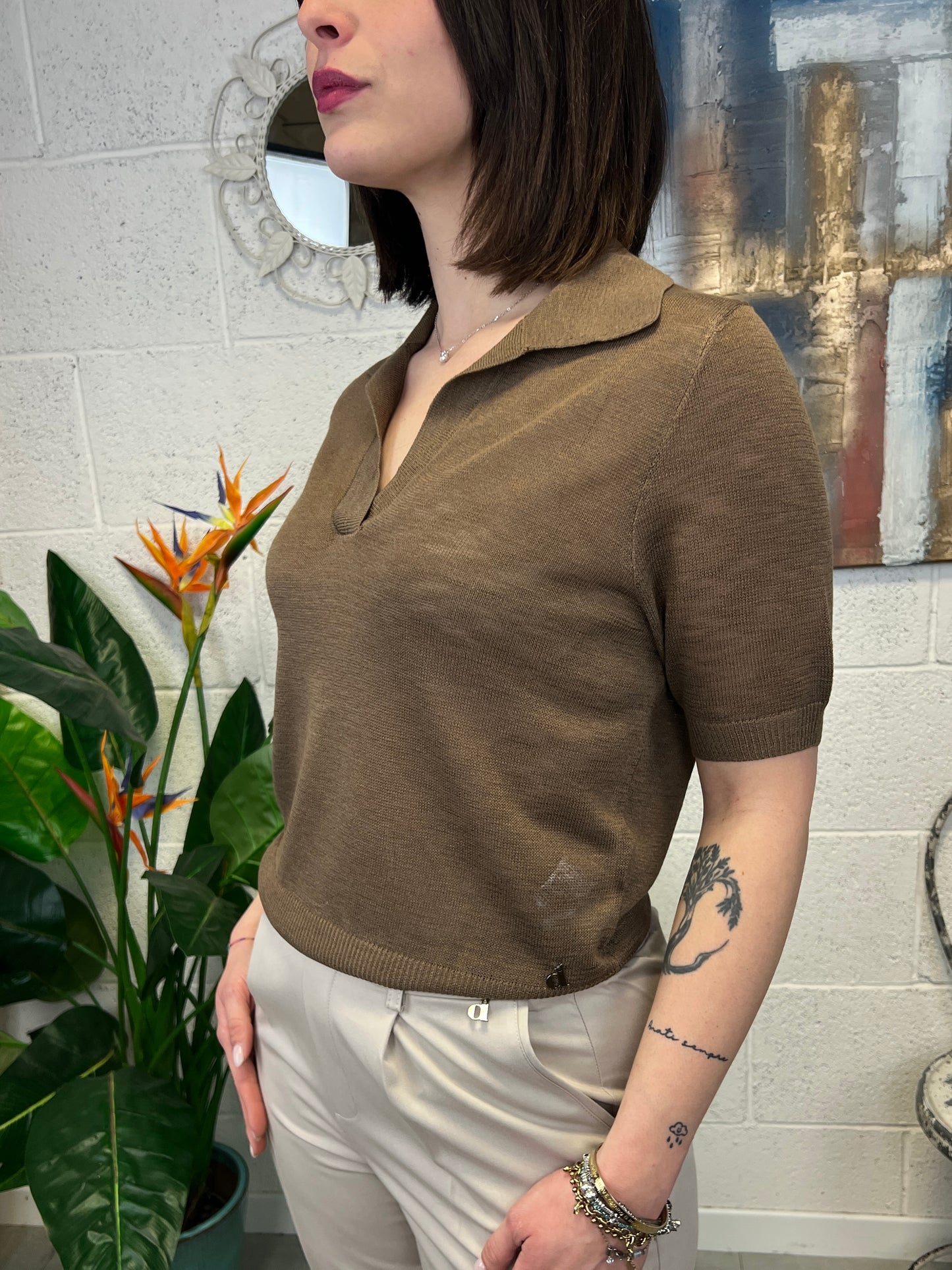 DIXIE Maglia polo Dixie Tabacco