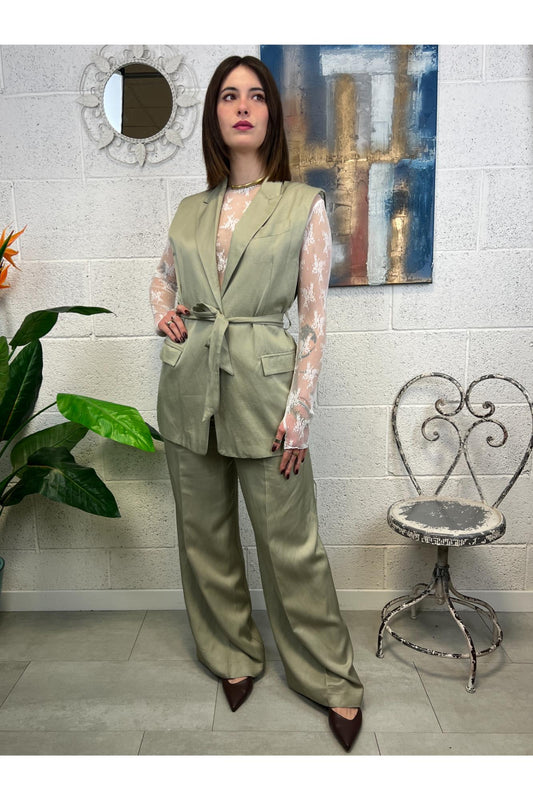 DIXIE Completo gilet e pantalone Dixie Salvia