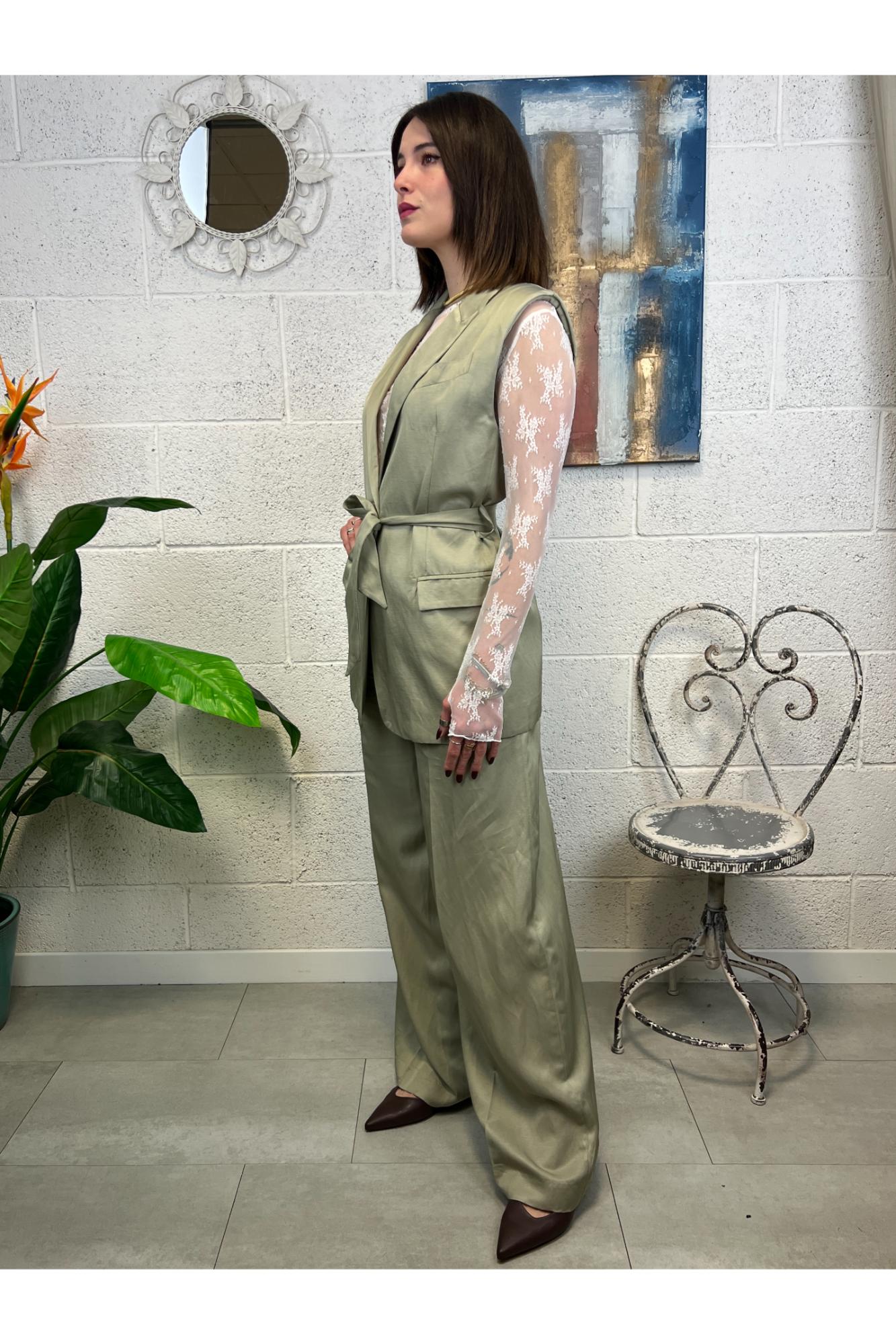 DIXIE Completo gilet e pantalone Dixie Salvia
