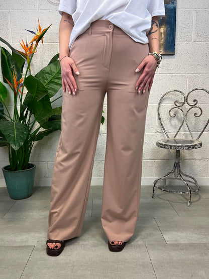 DIXIE Pantalone palazzo Dixie Cipria