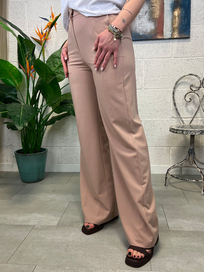 DIXIE Pantalone palazzo Dixie Cipria