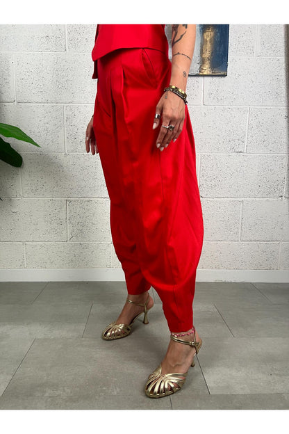 DIXIE Pantalone baloon Dixie Rosso