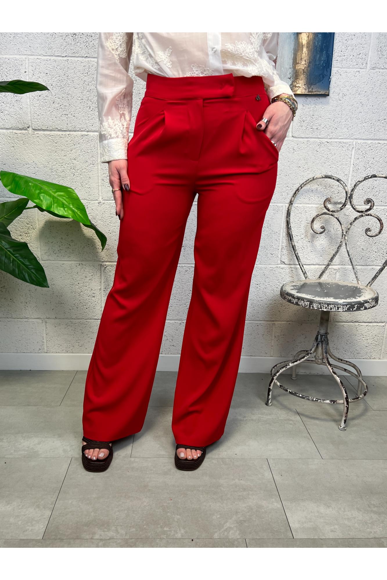 DIXIE Pantalone palazzo Rosso