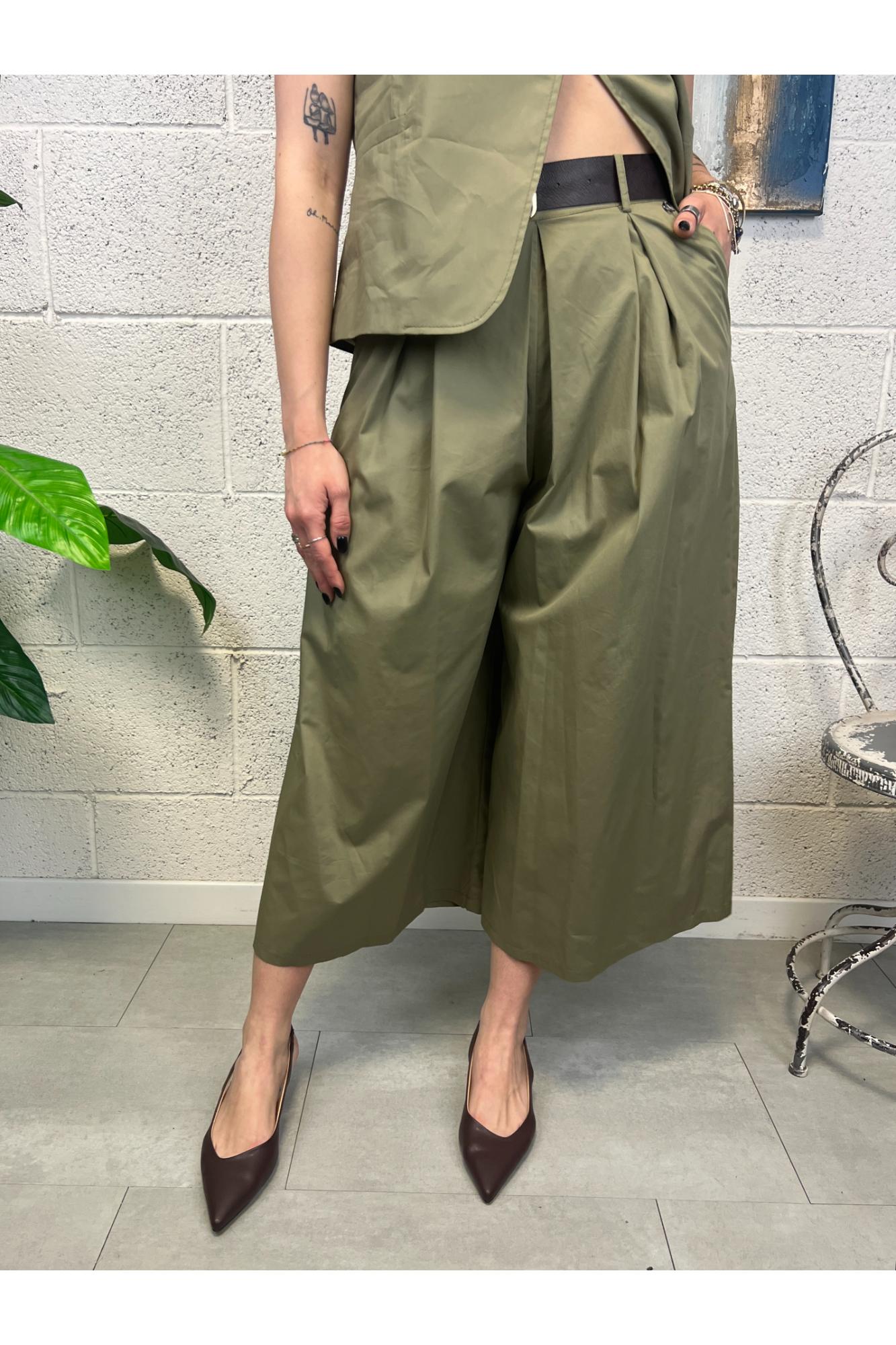 DIXIE Pantalone palazzo Dixie Verde