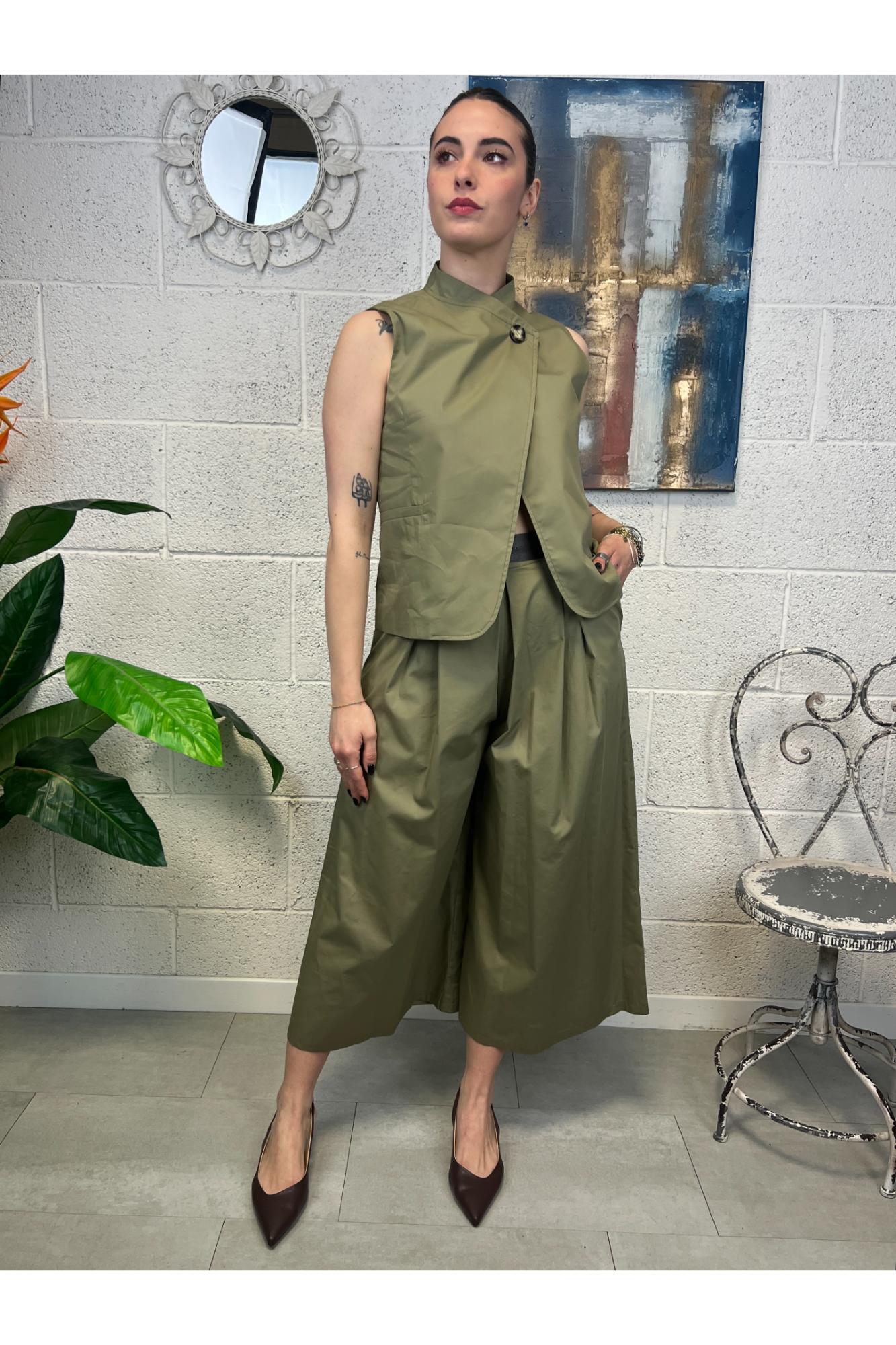 DIXIE Pantalone palazzo Dixie Verde