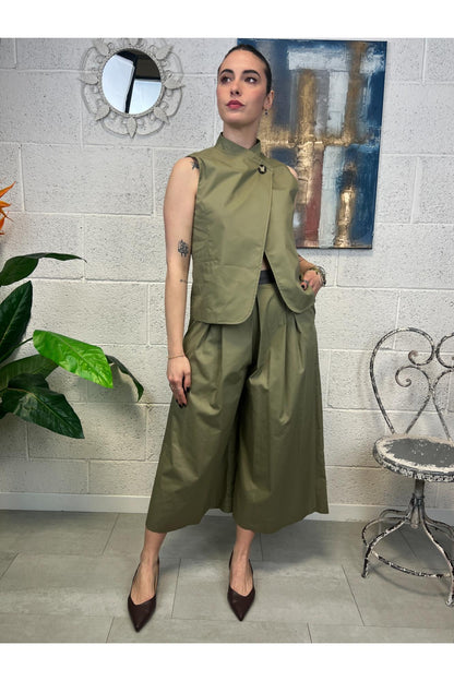 DIXIE Pantalone palazzo Dixie Verde