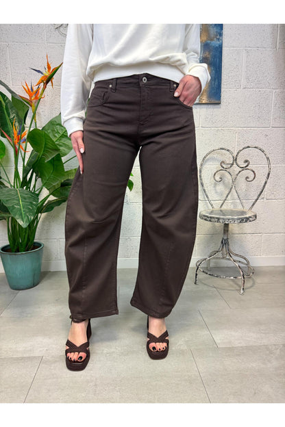 DIXIE Jeans bull palazzo Dixie Moro