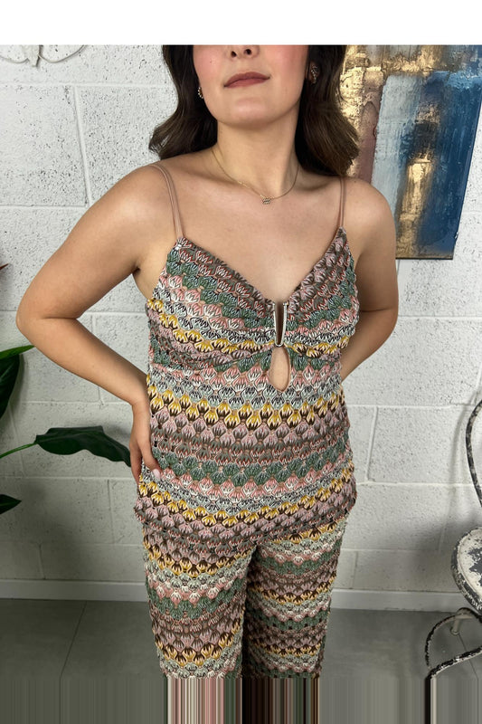 DIXIE Top effetto missoni Dixie Multicolor
