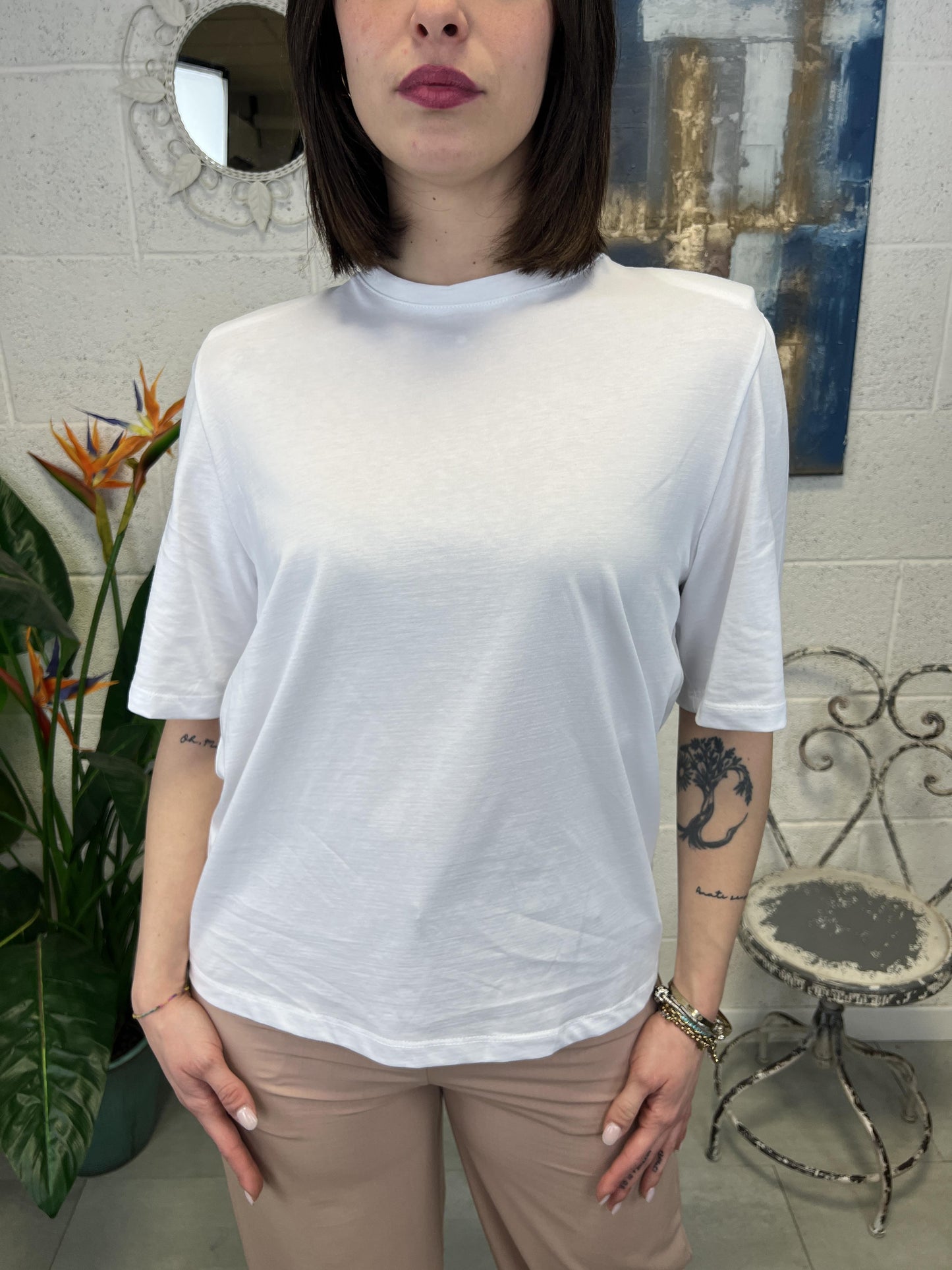 DIXIE T- shirt base Dixie Bianco