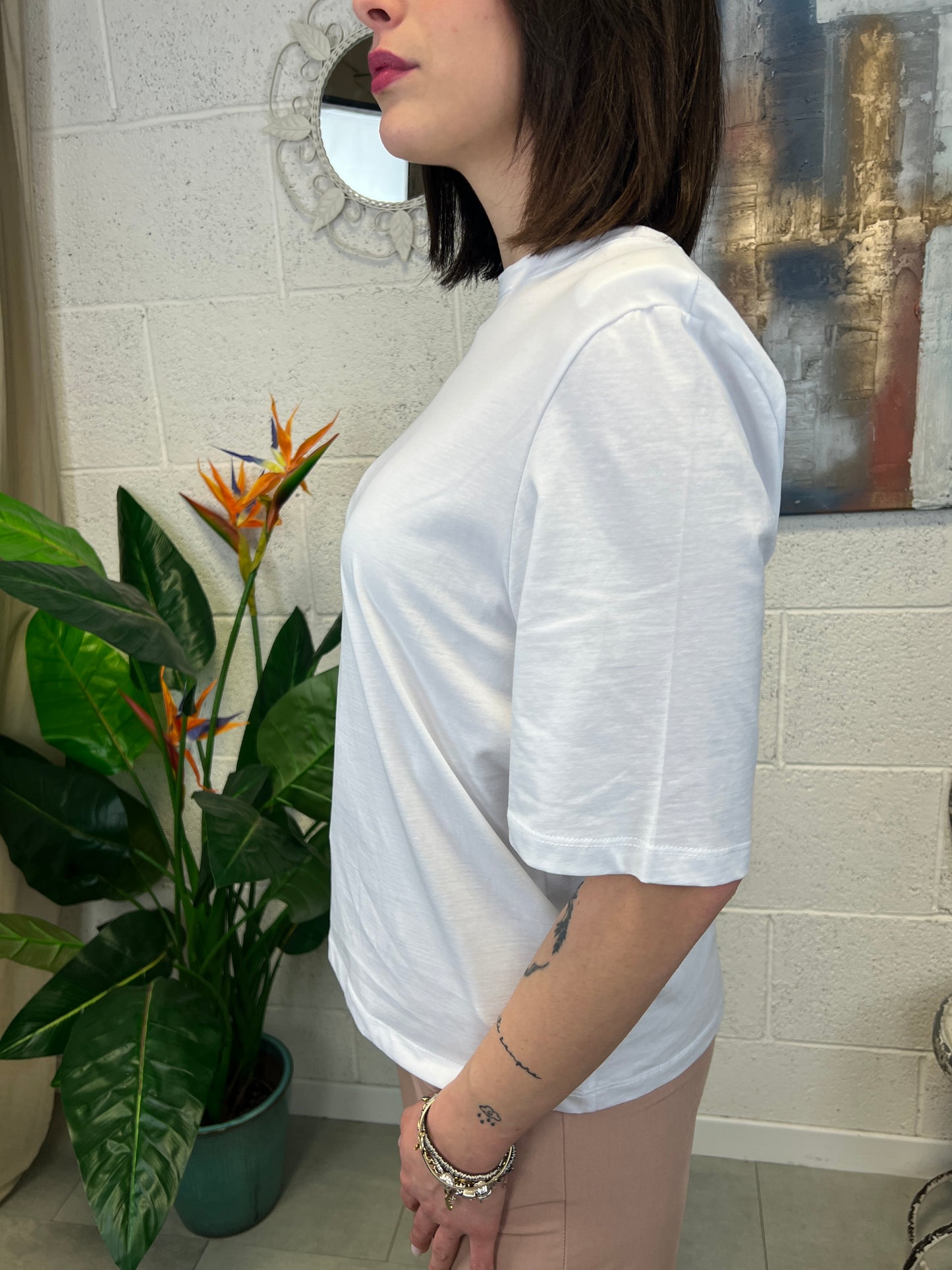 DIXIE T- shirt base Dixie Bianco