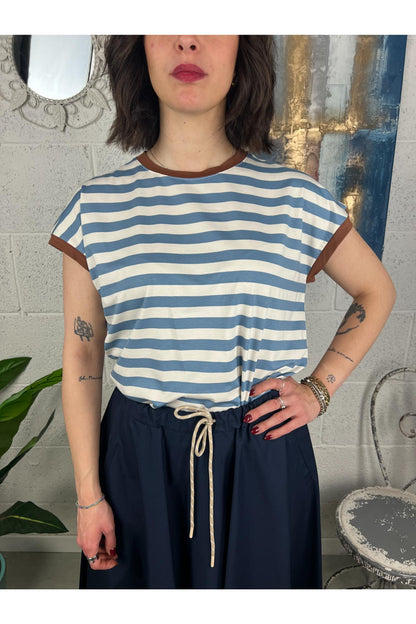 T-shirt righe grandi Dixie