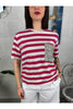 t shirt rigata con taschino di paillettes dixie t262a156 27966250