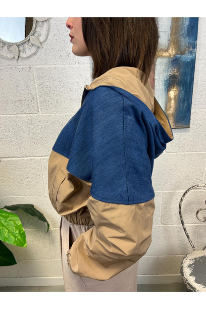 DIXIE Bomber con jeans Dixie Camel