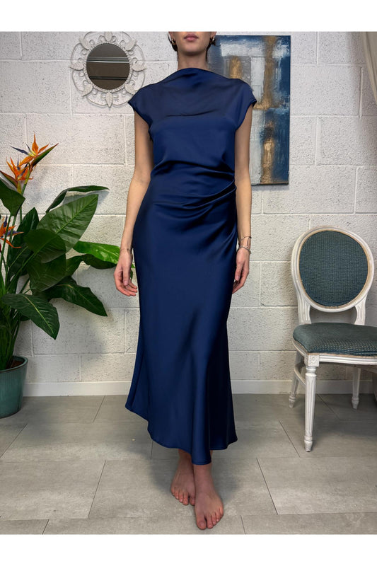 IMPERIAL Abito con drappeggio Imperial Blu