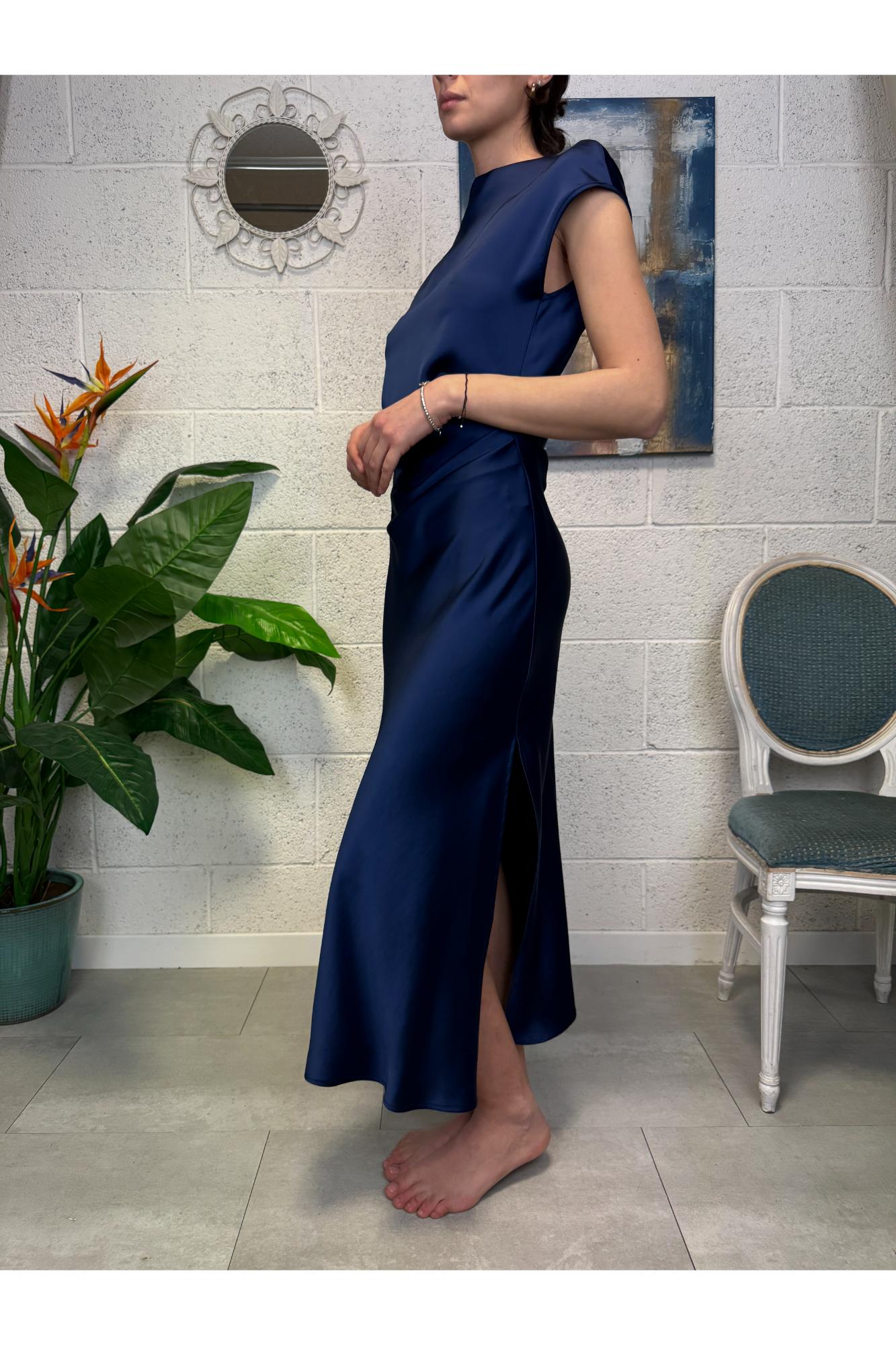 IMPERIAL Abito con drappeggio Imperial Blu