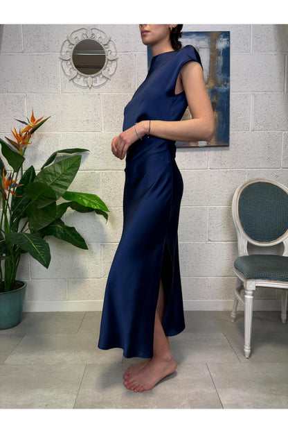 IMPERIAL Abito con drappeggio Imperial Blu