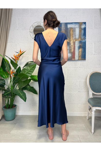 IMPERIAL Abito con drappeggio Imperial Blu