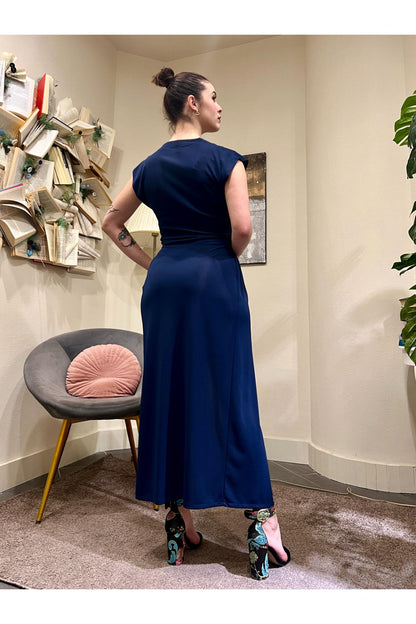 IMPERIAL Abito con nodo laterale Imperial Blu