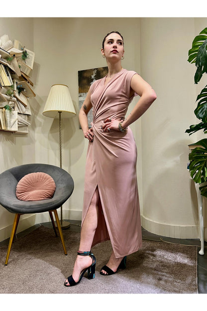 IMPERIAL Abito con nodo laterale Imperial Cipria