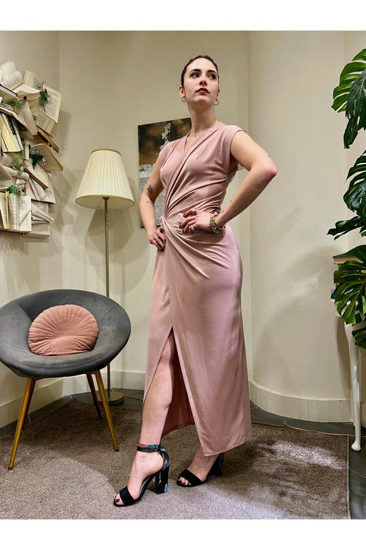 IMPERIAL Abito con nodo laterale Imperial Cipria