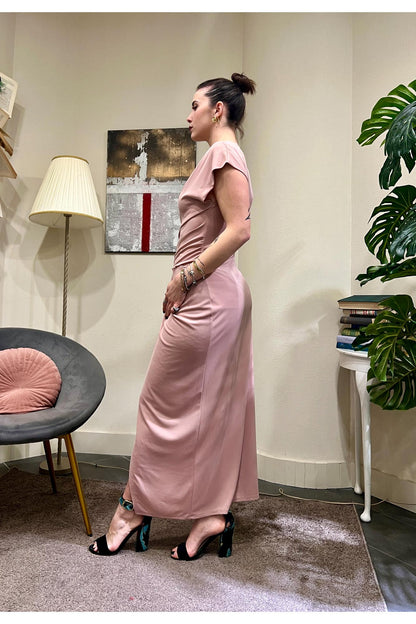 IMPERIAL Abito con nodo laterale Imperial Cipria