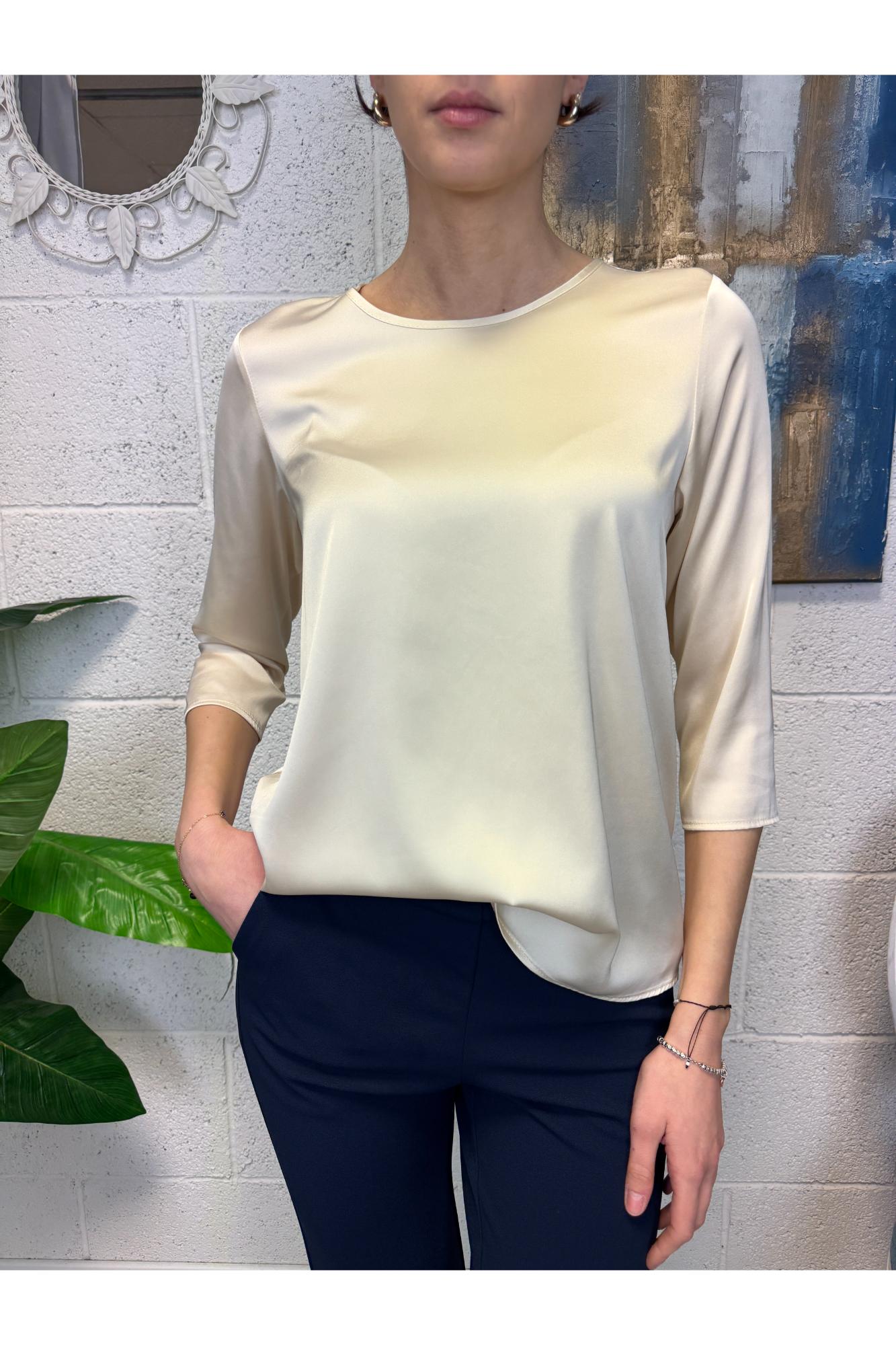 IMPERIAL Blusa manica 3/4 Imperial Castagna