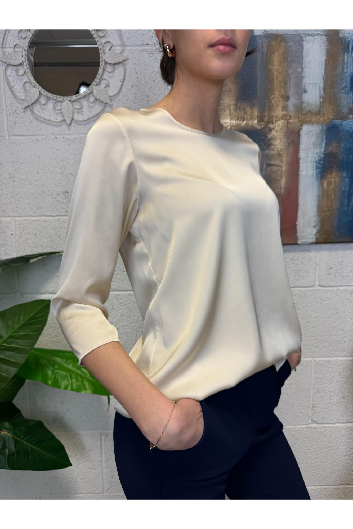 IMPERIAL Blusa manica 3/4 Imperial Castagna