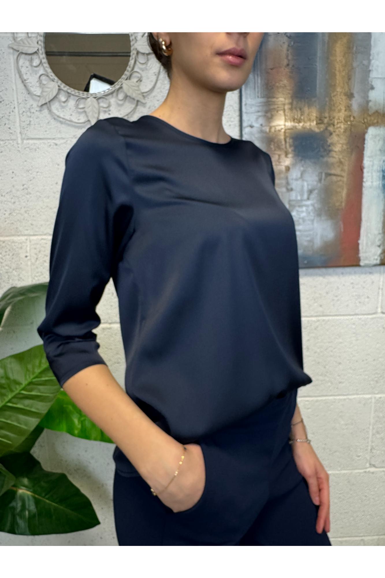 IMPERIAL Blusa manica 3/4 Imperial Navy