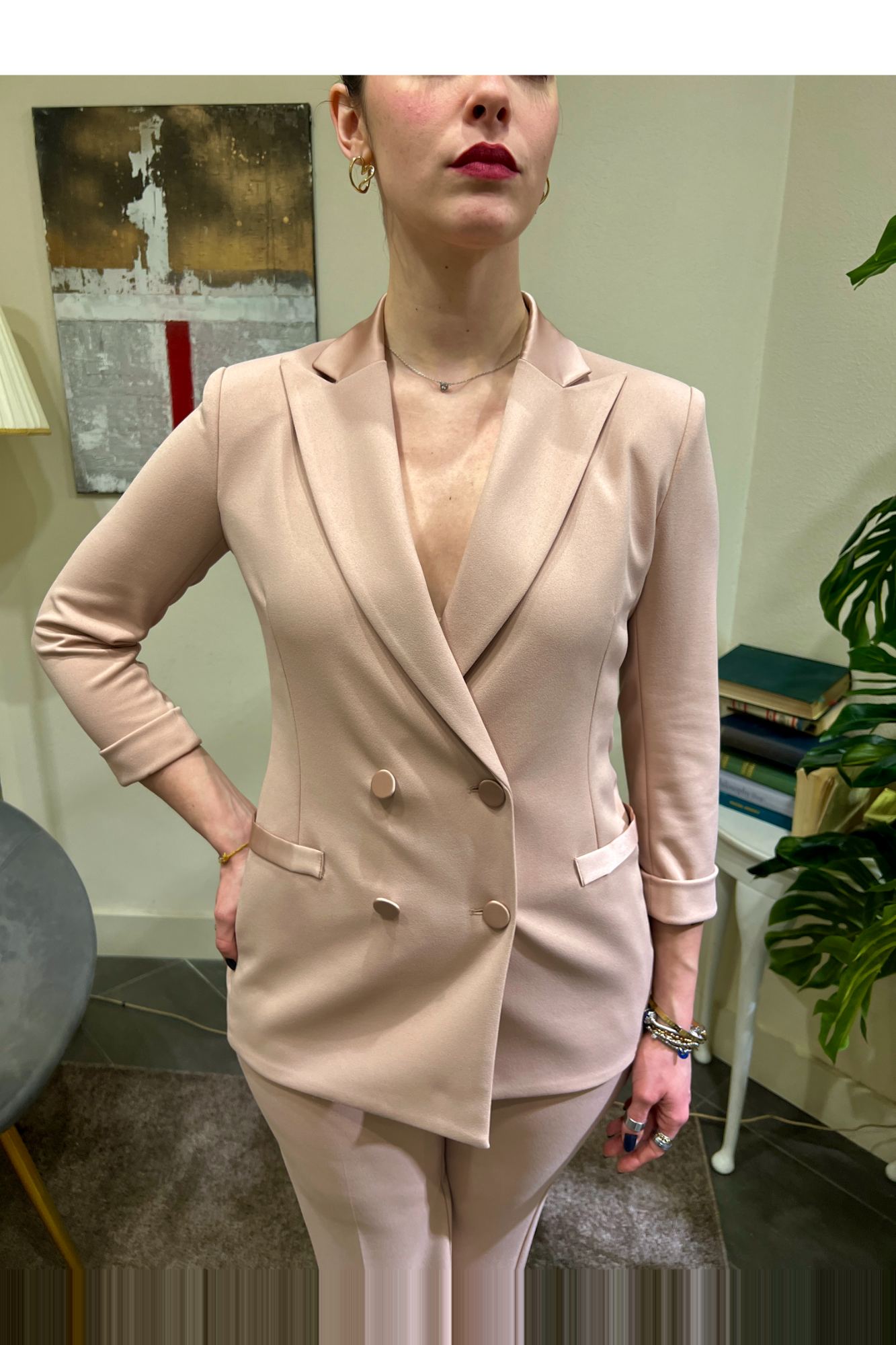 IMPERIAL Giacca doppio petto Imperial Cipria