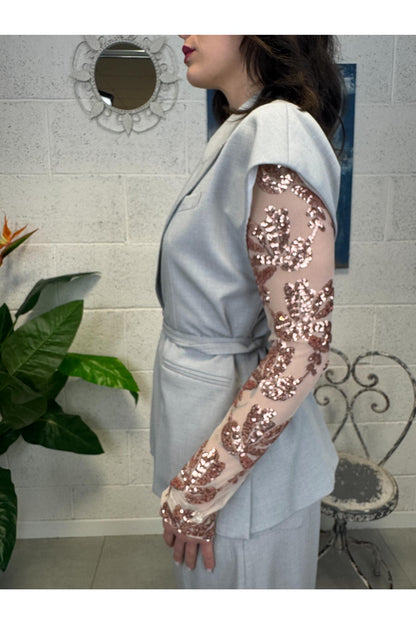 IMPERIAL Gilet con cintina Imperial Perla